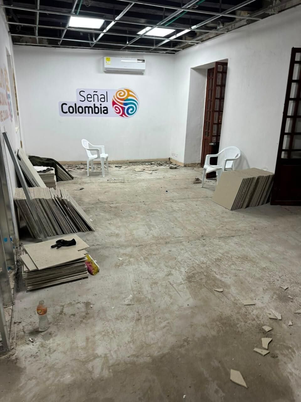 RTVC Cartagena · Estudio Señal Colombia en adecuación